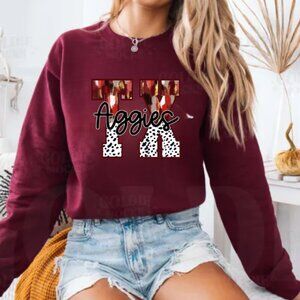 TX Aggies Sweatshirt (Color: Marron/New)